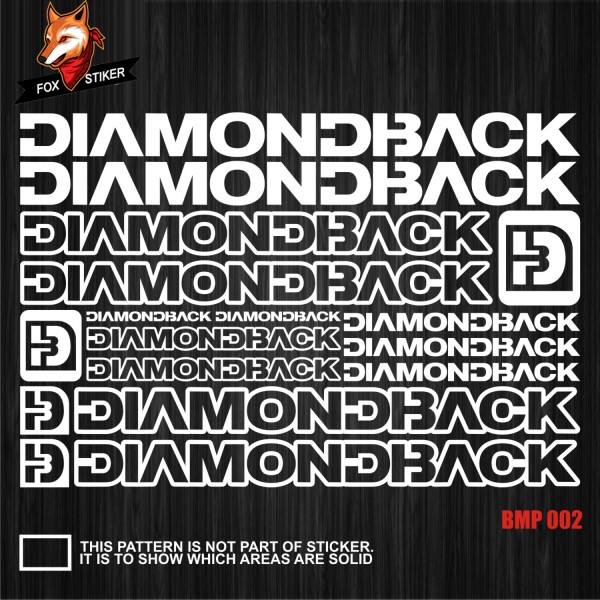 Bicycle Frame Decal Stickers  DIAMONDBACK-02